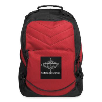 S.H.E. : Seeking Him Everyday - Computer Backpack - red - Front