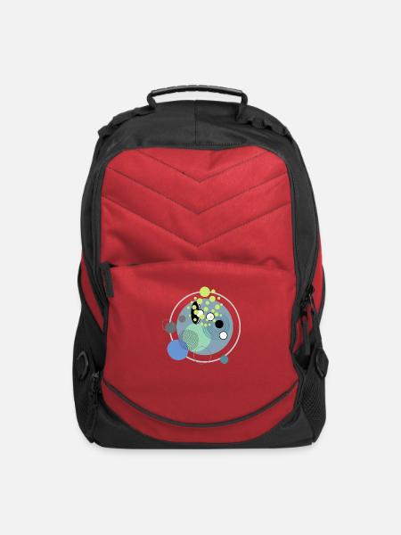 BOHO DESIGN - Computer Backpack - red