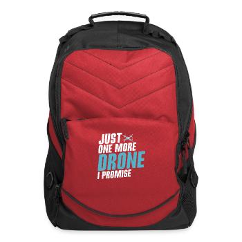 Just One More Drone I Promise Quadcopter RC Flight - Computer Backpack - red - Front