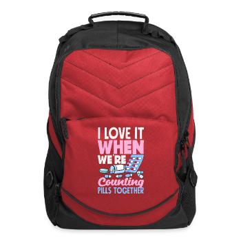 Pharmacy Technician Pharmacist Pharmacy Gift - Computer Backpack - red - Front
