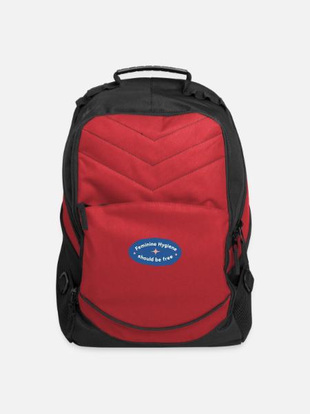 free feminine hygiene - Computer Backpack - red
