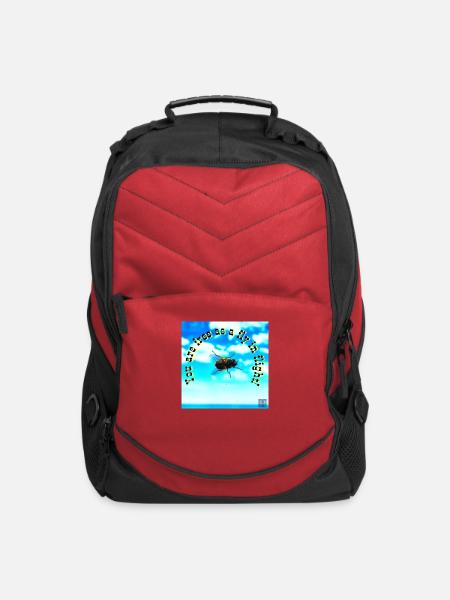 Fly in Flight - Computer Backpack - red