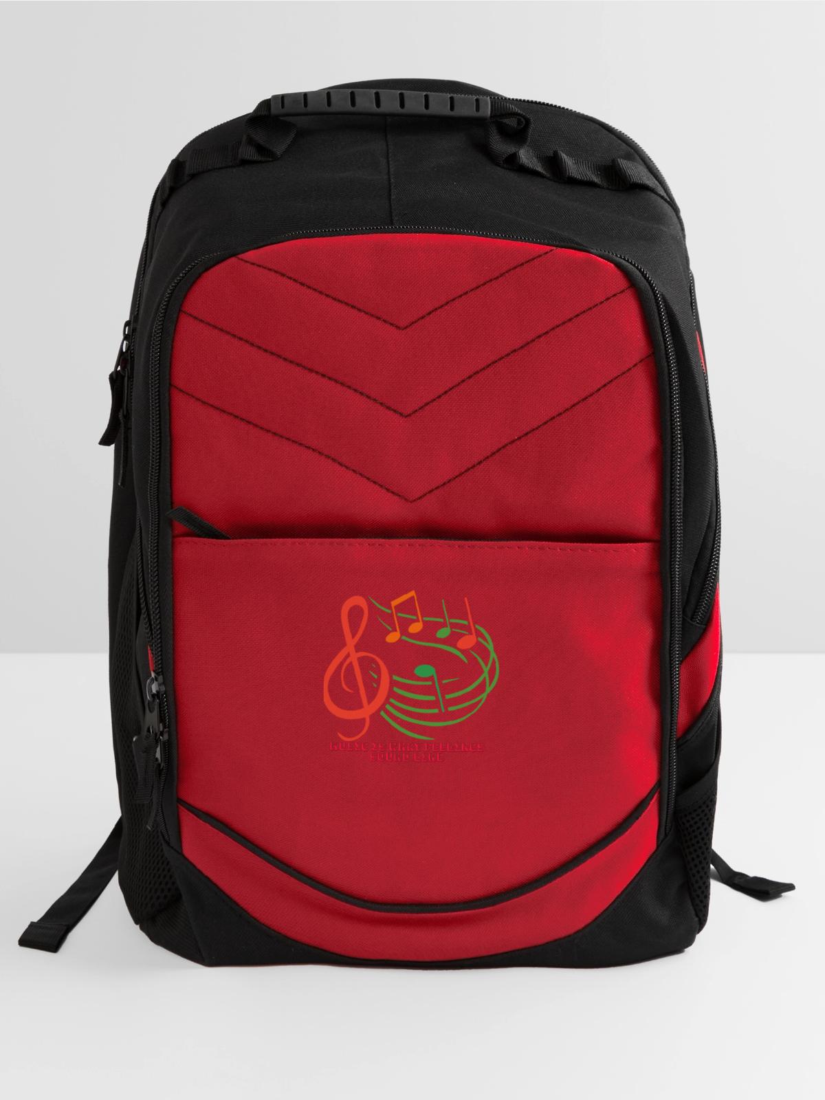 Music feelings - Computer Backpack - red - Front