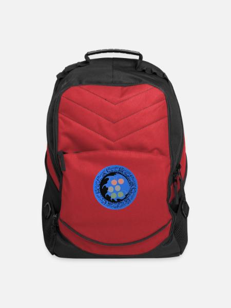 BOHO DESIGN - Computer Backpack - red