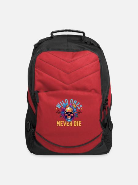 Wild ones never dies - Computer Backpack - red