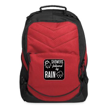 Showers Followed By Rain - Computer Backpack - red - Front