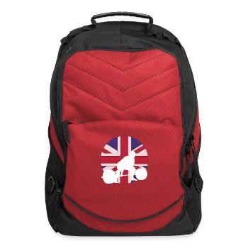 British Deadlift Powerlifting - Computer Backpack - red - Front