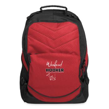 Weekend Hooker Shirt - Computer Backpack - red - Front