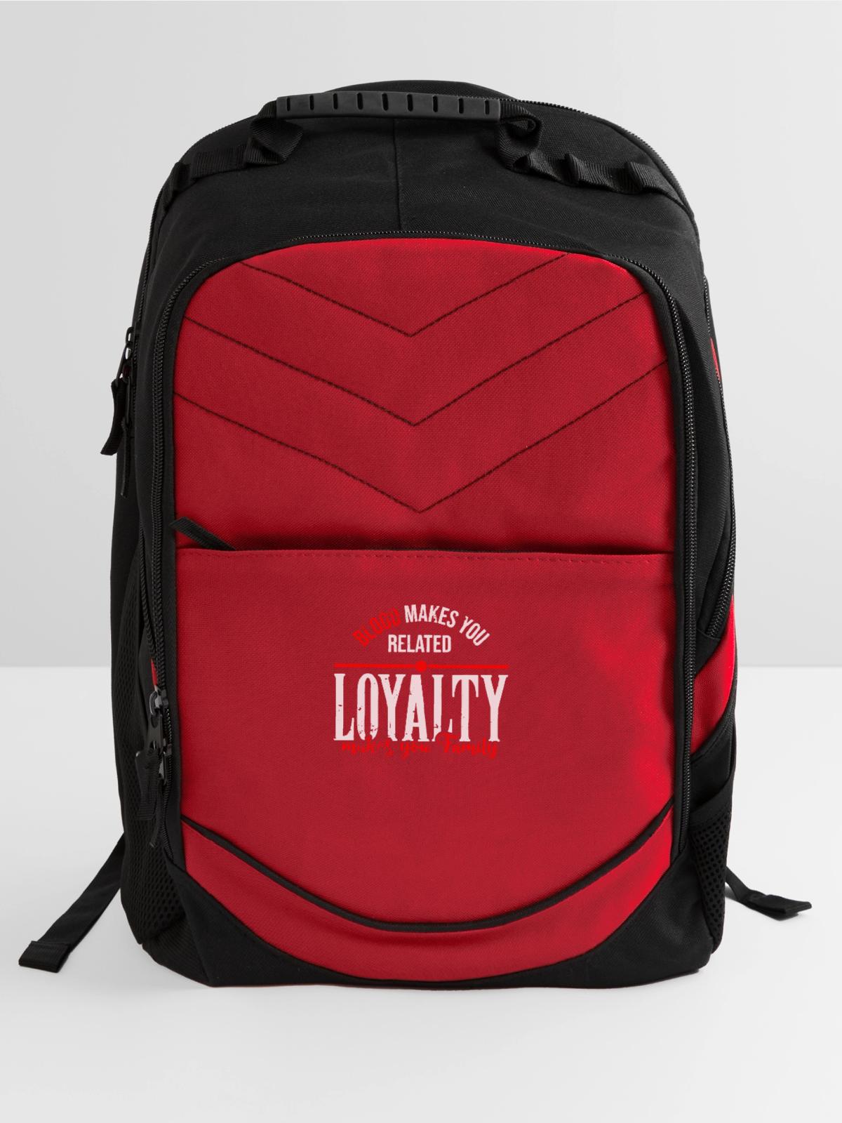 Makes Family - Computer Backpack - red - Front