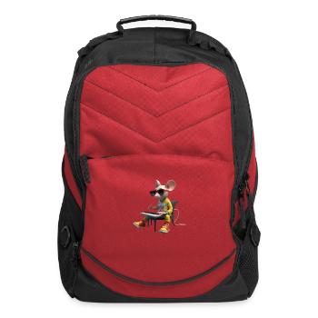 Mouse Pianist. - Computer Backpack - red - Front