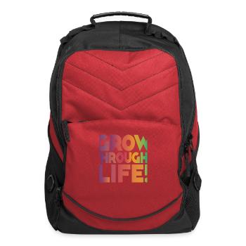 grow - Computer Backpack - red - Front