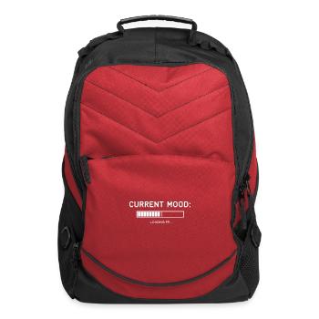 Digital Mood Bar Loading Screen - Computer Backpack - red - Front