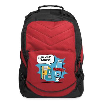 IT humor - Computer Backpack - red - Front