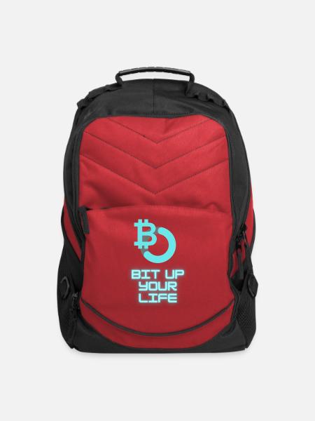 Bit Up Your Life - Computer Backpack - red