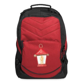 Vintage-Inspired Lantern - Computer Backpack - red - Front