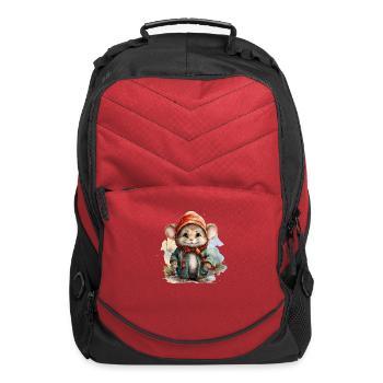 Christmas mouse - Computer Backpack - red - Front