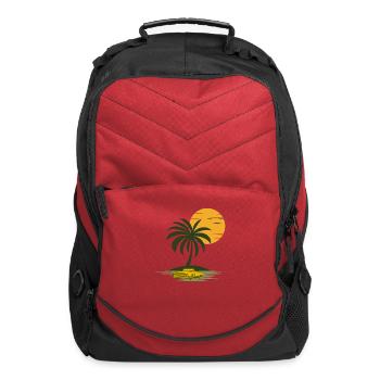 summer sunny holliday - Computer Backpack - red - Front