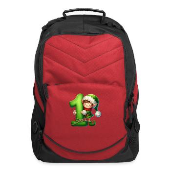 Merry Christmas, Christmas Retro - Computer Backpack - red - Front