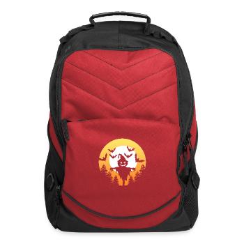 Scary Scarecrow Farmer Gift - Computer Backpack - red - Front