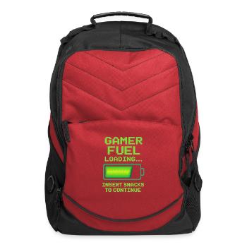 Gamer fuel - Computer Backpack - red - Front