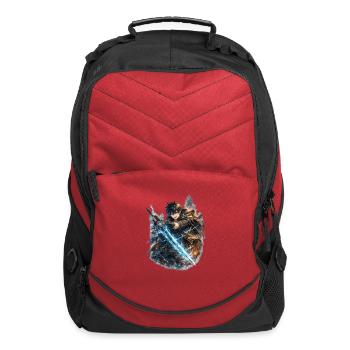 Icebound Warrior and Lightning Blade - Computer Backpack - red - Front