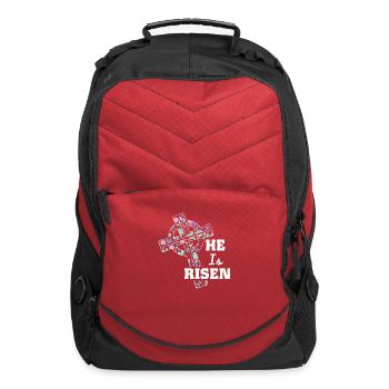 He Is Risen Jesus Christ Religious Religion - Computer Backpack - red - Front