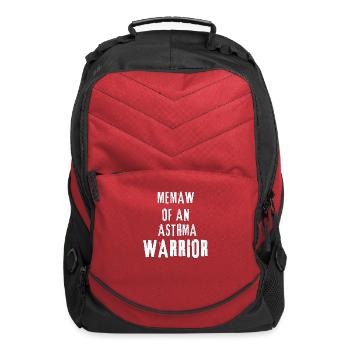 Memaw of an Asthma Warrior - Computer Backpack - red - Front