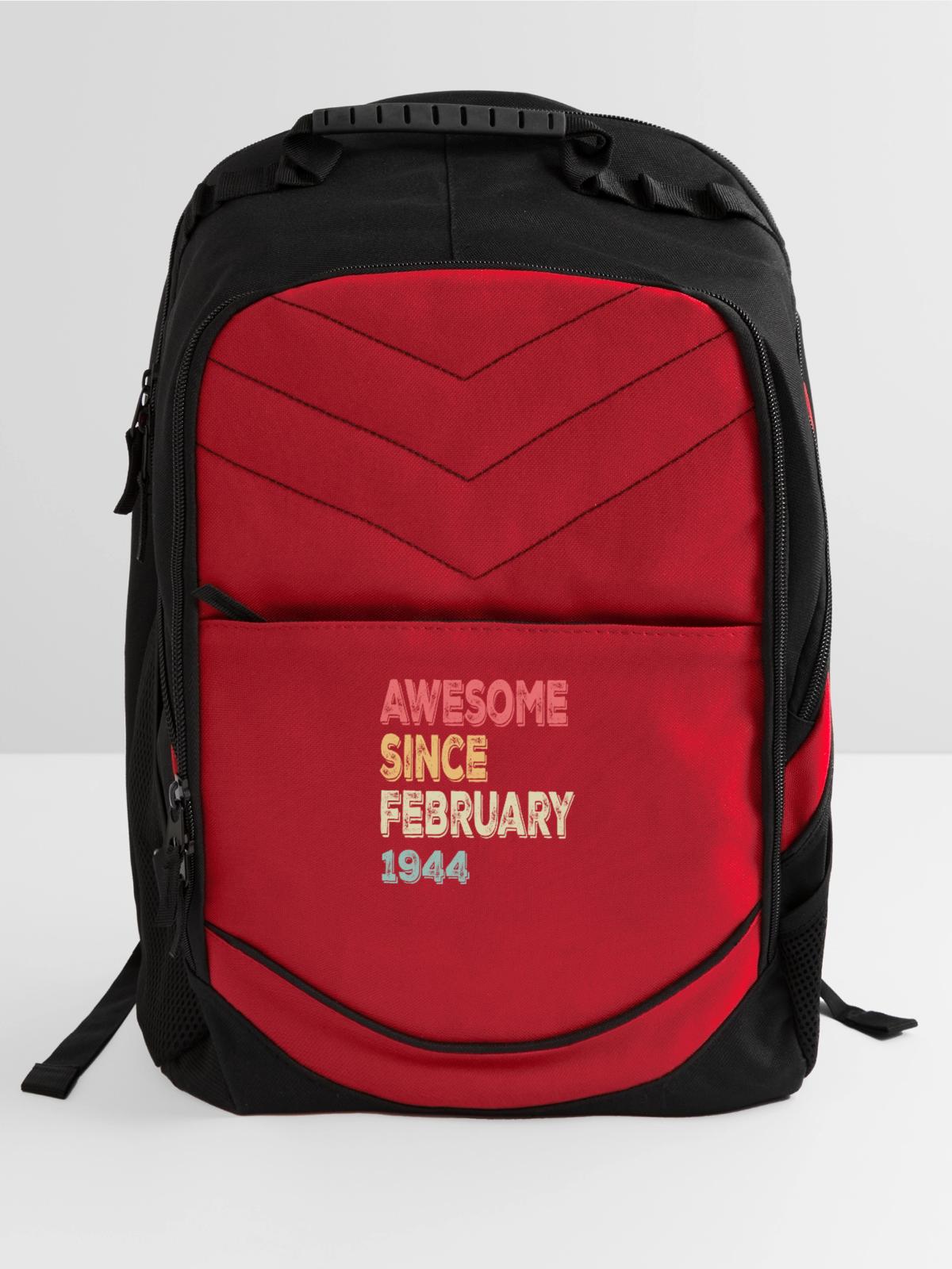 Awesome Since March 1944 - Computer Backpack - red - Front