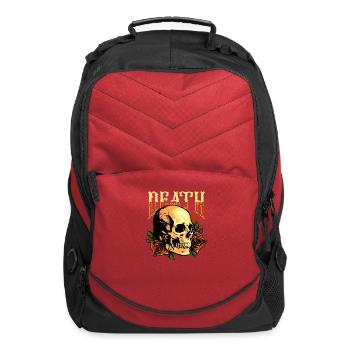 Skull Rose - Computer Backpack - red - Front