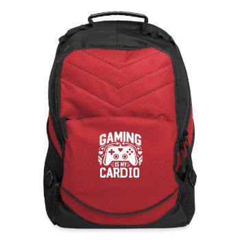 Gaming is My Cardio - Computer Backpack - red - Front