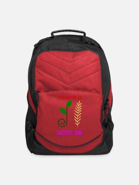 Spinning Day - Computer Backpack - red