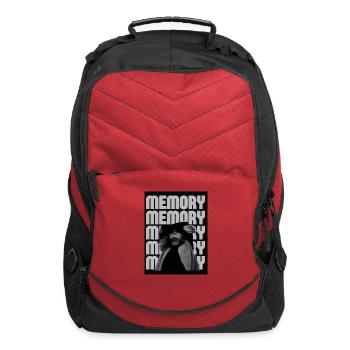 Memory Echo Portrait - Computer Backpack - red - Front