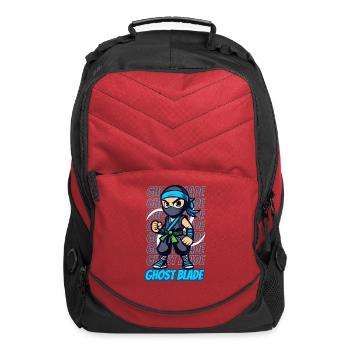 ghost blade - ninja - Computer Backpack - red - Front