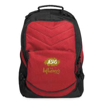 JESUS is my Influencer - Computer Backpack - red - Front