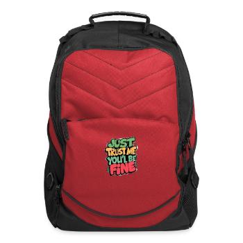 Optimistic Assurance - Computer Backpack - red - Front