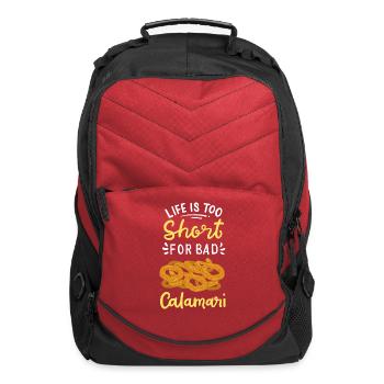 Calamari Squid Seafood - Computer Backpack - red - Front