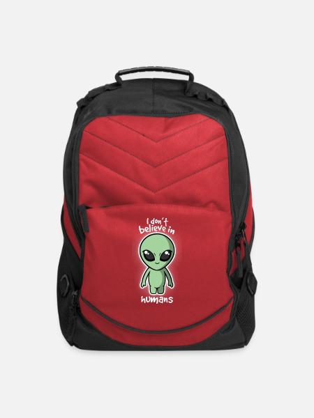 Aliens don t believe - Computer Backpack - red
