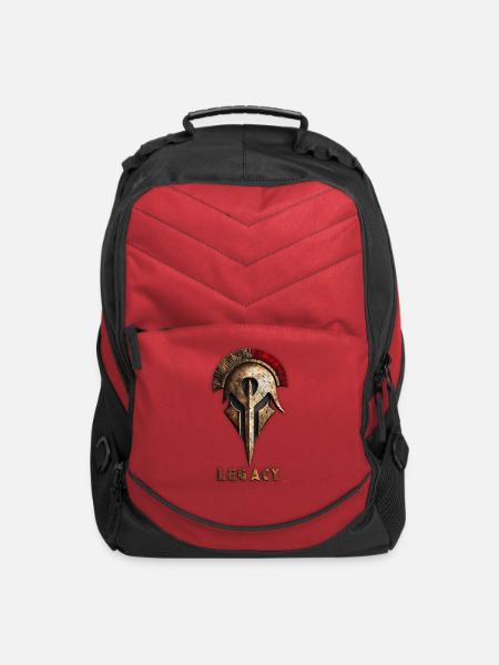 Legacy Spartan Crest - Computer Backpack - red