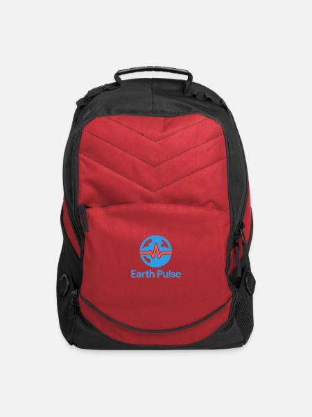 Earth Pulse - Computer Backpack - red