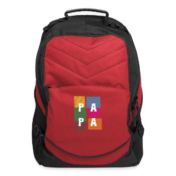 papa - Computer Backpack - red - Front
