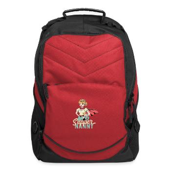 Super Nanny Dedicated Worker Gift - Computer Backpack - red - Front