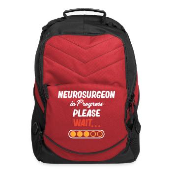 Neurosurgeon In Progress Please Wait Anesthetist - Computer Backpack - red - Front