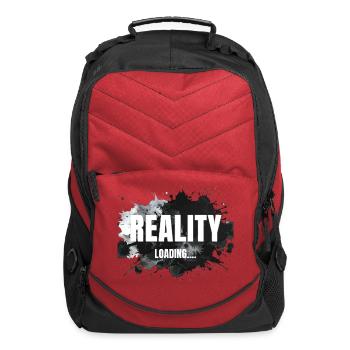 REALITY_LOADING - Computer Backpack - red - Front