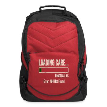 Loading Care: 404 Not Found - Computer Backpack - red - Front