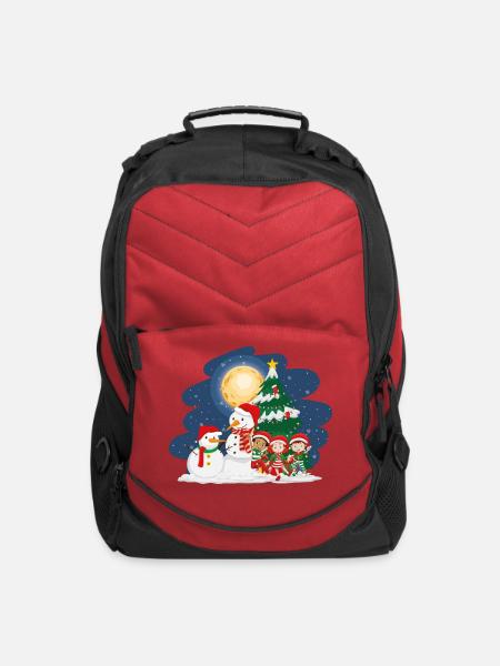Merry christmas - Computer Backpack - red