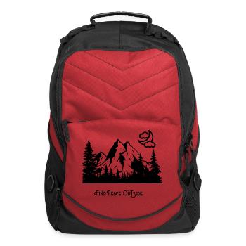 Please provide design details - Computer Backpack - red - Front