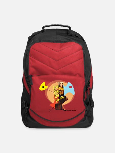 LF -Die Young - Vintage Movie Collection - Computer Backpack - red