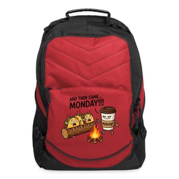 And Then Came Monday Taco Funny - Computer Backpack - red - Front