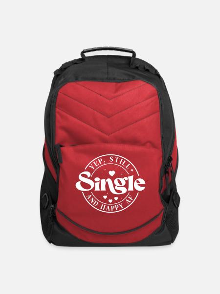 Single - Computer Backpack - red