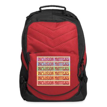 Inclusion Matters Kindness Diversity Awareness - Computer Backpack - red - Front